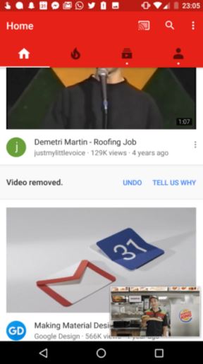 YouTube nova Android aplikacija