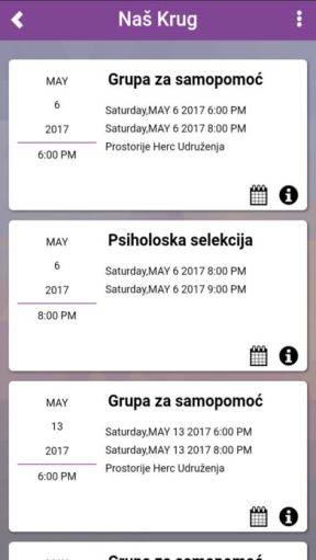 Saveti psihologa, Održavanje mentalnog zdravlja aplikacija Krug Zdravlja