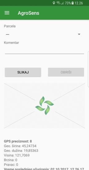 AgroSens digitalna platforma poljoprivredna aplikacija Android i veb