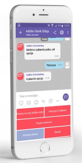 Viber Addiko banka, Viber Addiko Chat Banking