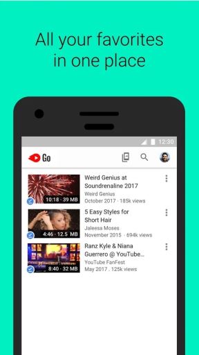 YouTube Go aplikacija