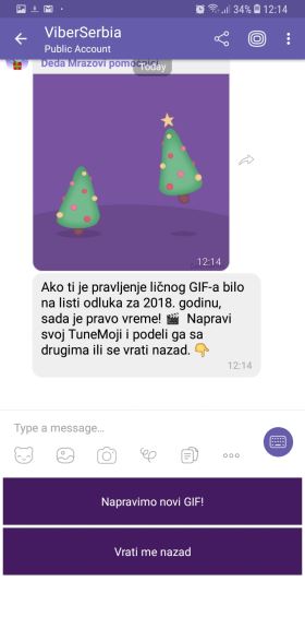 Viber GIF Cestitke, Viber stikeri, Viber Nova Godina, Viber praznici