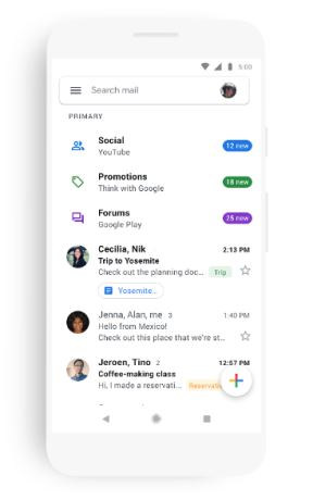 Novi GMail Android i iOS aplikacija, Kako da aktiviram novi GMail, Kako da odbacim novi GMail, GMail