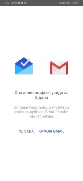 Inbox by GMail se gasi, Google gasi Inbox
