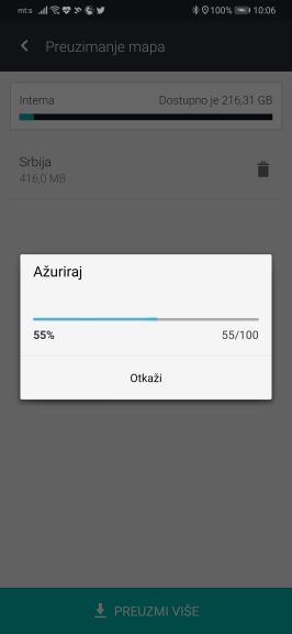 GPS mape Srbija navigacija, Besplatna navigacija, Navigacija bez interneta, Here WeGo, biciklisti na