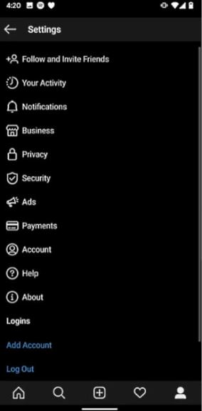 Instagram Dark Mode, Instagram Dark Mode kako aktivirati, Instagram BETA Dark Mode