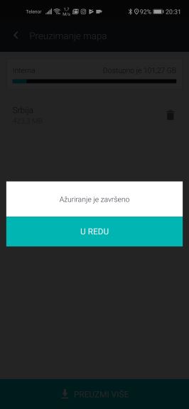 Navigacija mape Srbije autoput Miloš Veliki, GPS Mape Srbije update, Besplatna navigacija bez neta