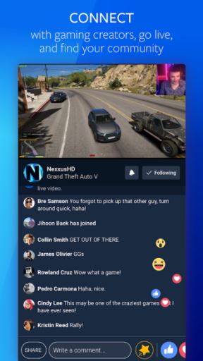 Facebook Gaming aplikacija streaming igara, Game streaming Facebook Gaming, Game Streaming kako