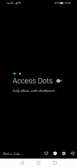 Narandžasta i zelena tacka iPhone za Android, Access Dots - iOS 14 cam-mic access indicators app