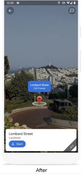 Google Maps navigacija Live View, Kako se koristi Live View navigacija, Live View Srbija navigacija