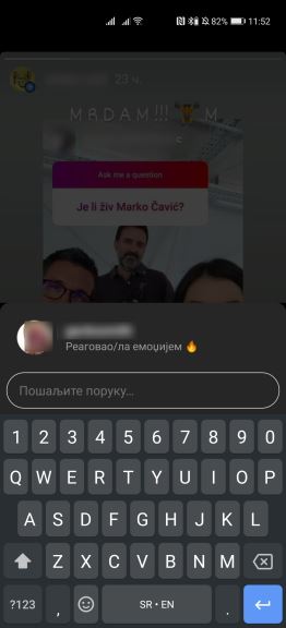 instagram reakcije story objave pomerene direct messages nema reakcije na price aplikacija foto