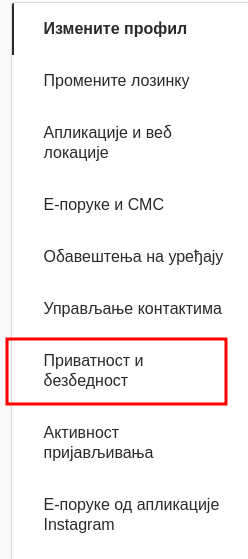 licni podaci korisnika whatsapp uslovi korišcenja instagram facebook messenger