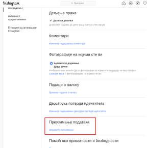 licni podaci korisnika whatsapp uslovi korišcenja instagram facebook messenger