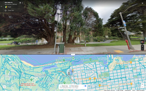 google maps street view navigacija korisnicki interfejs