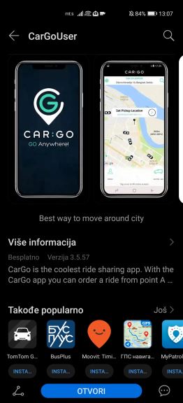 cargo aplikacija huawei appgallery prodavnica hms huawei mobile services