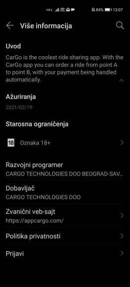cargo aplikacija huawei appgallery prodavnica hms huawei mobile services