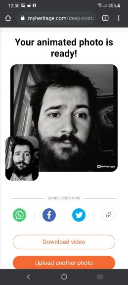 my heritage deep nostalgia veštacka inteligencija crno-bela fotografija