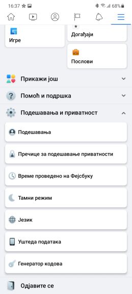 facebook dark mode kako radi aktivacija slike taman režim fejs aplikacija video