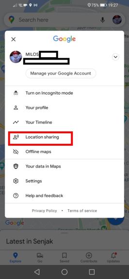 google mape deljenje lokacije praćenje telefonom