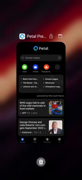 katanac aplikacija šta znači kako skloniti podešavanje aplikacije recent apps multitasking foto