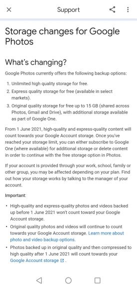google photos pretplata cloud storage memorija na telefonu fotografije slike besplatno