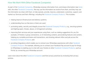 whatsapp aplikacija bezbednost podataka facebook integracija 8. februar pravila korišcenja