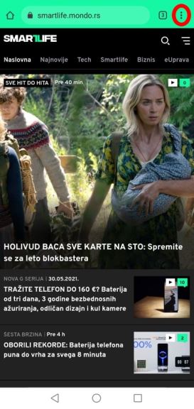 Chrome Android zatvaranje tabova