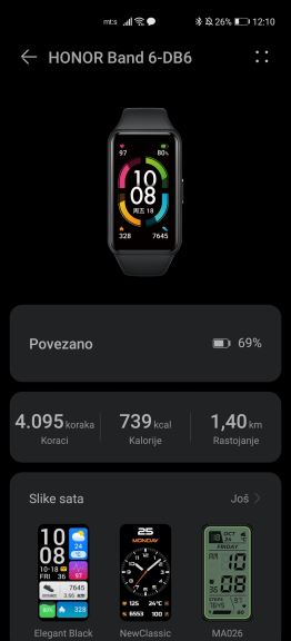 honor band 6 fitnes narukvica cena prodaja kupovina utisci praćenje zdravlja sport kako radi foto