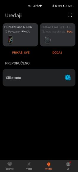 honor band 6 fitnes narukvica cena prodaja kupovina utisci praćenje zdravlja sport kako radi foto
