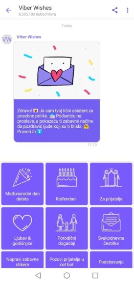 viber nove opcije wishes grupni video pozivi konferencije