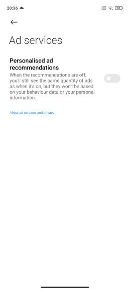 xiaomi telefoni kako iskljuciti reklame miui 12
