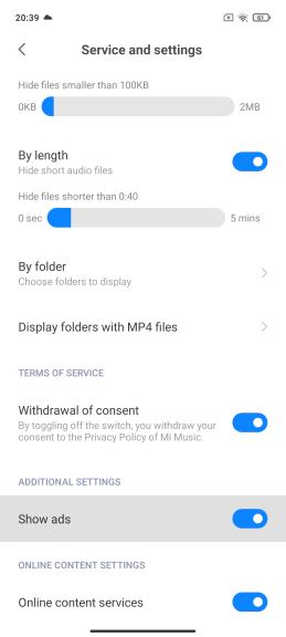 xiaomi telefoni kako iskljuciti reklame miui 12