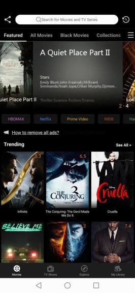 besplatno gledanje filmova i serija aplikacija zoshy app store