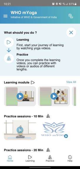 besplatna joga mobilna aplikacija