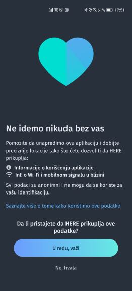 nova here wego navigacija