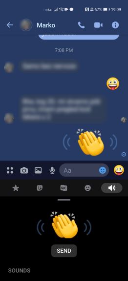 Messenger SoundMoji podešavanje kako uključiti