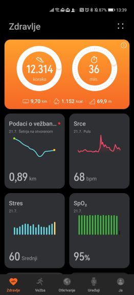 Huawei Watch 3 Pro fitnes i zdravlje merenje i performanse