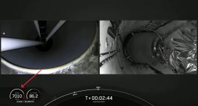 CrewDragon 7010 Km/h