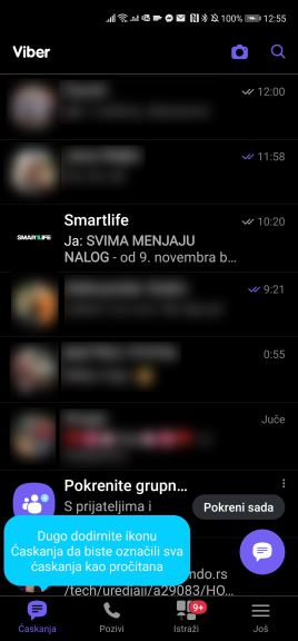 Viber kako pročitati sve poruke