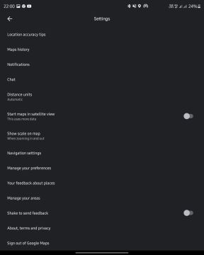 Manage your preferences opcija