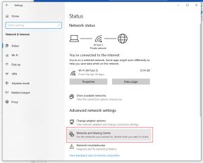 Windows 10 status mreže