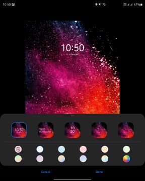 Izgled sata i obaveštenja na Samsung One UI