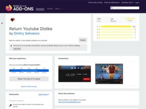 YouTube dislike
