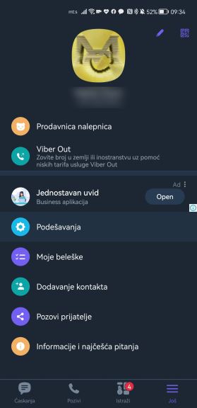 Viber reklame kako skloniti iz aplikacije