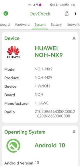 Huawei Mate 40 Pro DevCheck.jpg