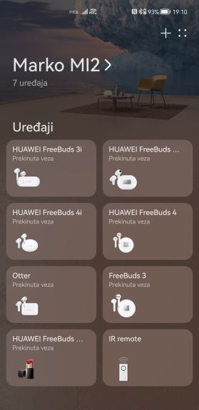 Huawei AI Life aplikacija FreeBuds Lipstick slušalice