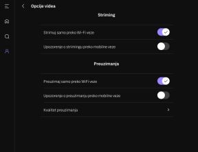 Podešavanja Android aplikacije