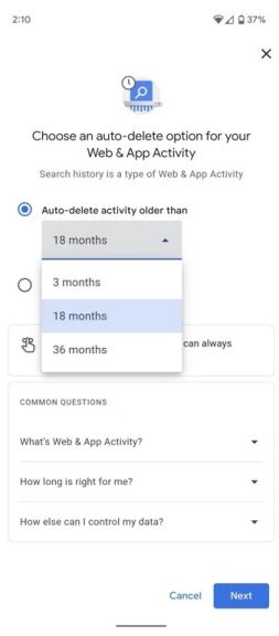 Google brisanje pretrage poslednjih 15 minuta 2.jpg
