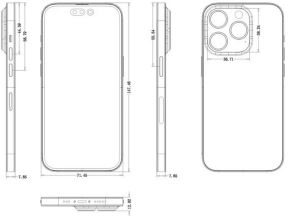 iPhone 14 Pro šema