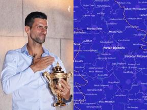 Mapa najpoznatijih ljudi rođenih u Srbiji